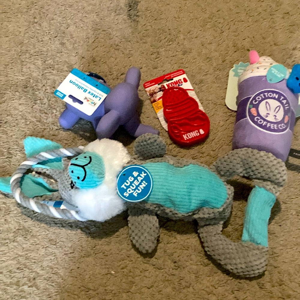 Brand new dog toys